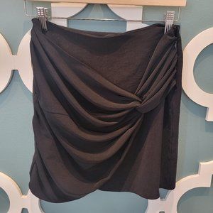 NWT Naked Zebra black mini skirt